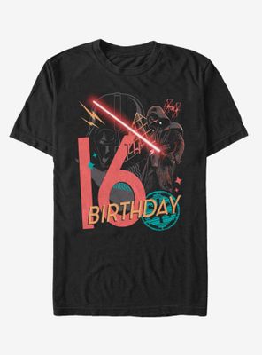 Star Wars Vader 16th Bday T-Shirt