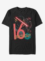 Star Wars Vader 16th Bday T-Shirt