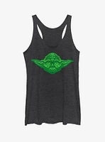 Star Wars Yoda Clovers Womens Tank Top