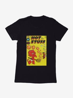 Hot Stuff The Little Devil Bubble Blowing Comic Cover Womens T-Shirt