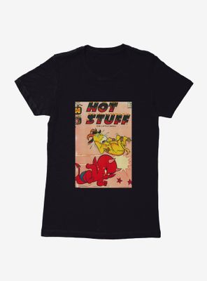 Hot Stuff The Little Devil Horn Attack Comic Cover Womens T-Shirt