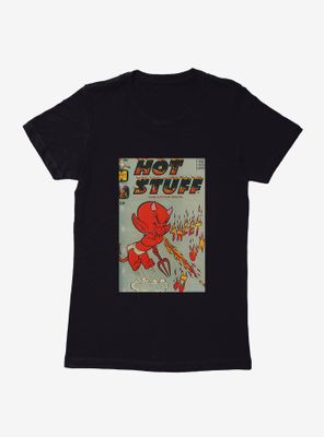 Hot Stuff The Little Devil Whistle Comic Cover Womens T-Shirt