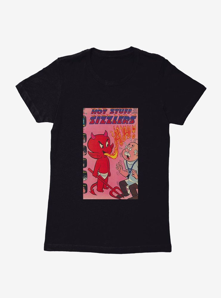 Hot Stuff The Little Devil Say Ah Comic Cover Womens T-Shirt