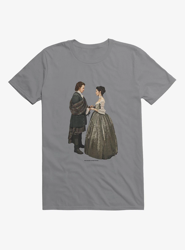 Outlander Jamie and Claire Wedding T-Shirt