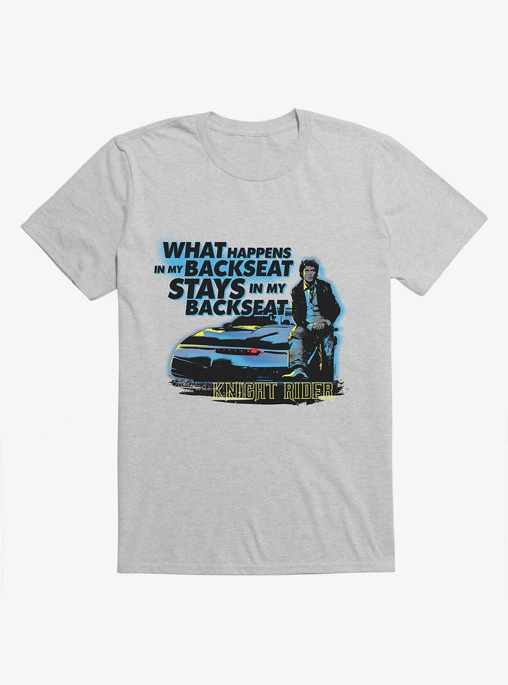 Knight Rider What Happens The Backseat T-Shirt