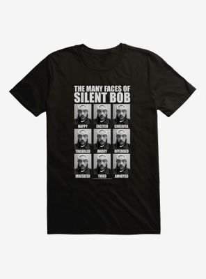 Jay And Silent Bob Reboot The Many Faces of Table T-Shirt