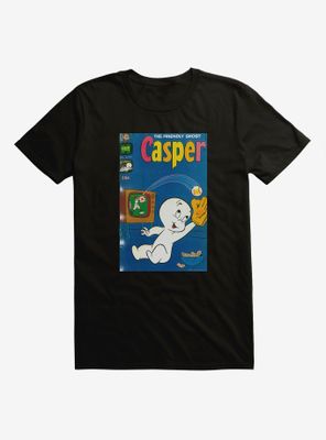Casper The Friendly Ghost Baseball Comic Cover T-Shirt
