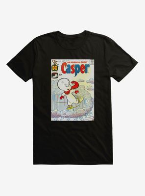 Casper The Friendly Ghost Skates And Snow Comic Cover T-Shirt