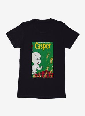 Casper The Friendly Ghost Chess Comic Cover Womens T-Shirt