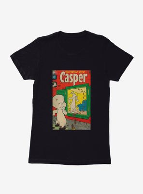 Casper The Friendly Ghost Footprints Comic Cover Womens T-Shirt