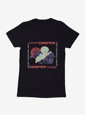Casper The Friendly Ghost Haunted House Womens T-Shirt