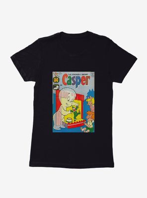 Casper The Friendly Ghost Puppet Show Comic Cover Womens T-Shirt