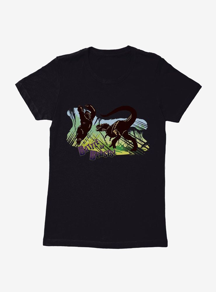 King Kong Battle Of Beasts Womens T-Shirt