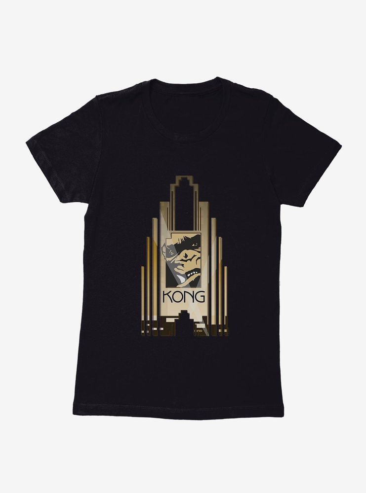 King Kong Building Poster Womens T-Shirt