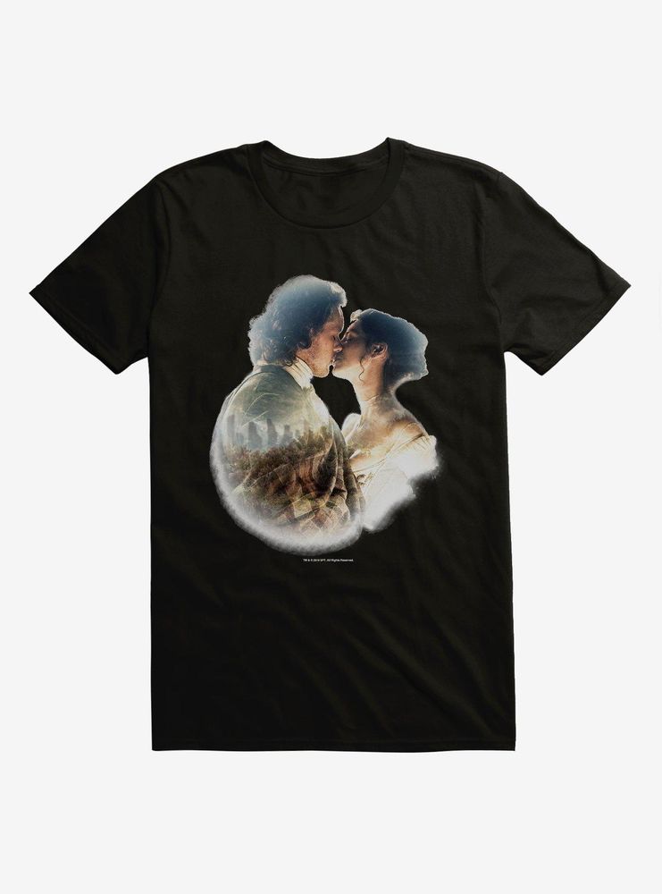 Boxlunch Outlander Claire and Jamie Kiss T-Shirt