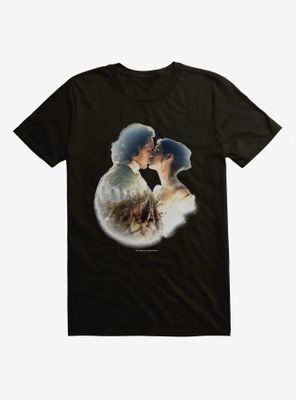 Outlander Claire and Jamie Kiss T-Shirt