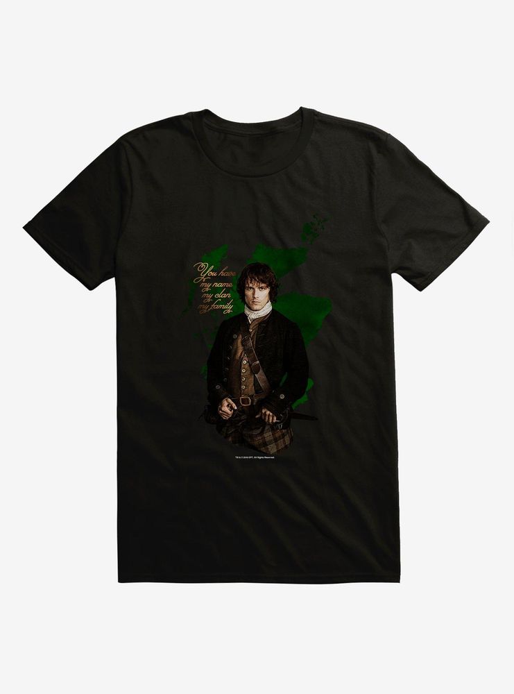 Outlander Jamie Portrait T-Shirt