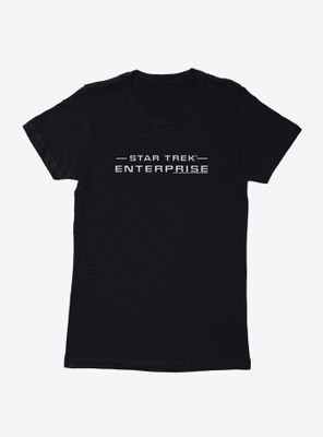 Star Trek Enterprise Bold Script Womens T-Shirt