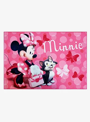 Disney Minnie and Figaro Pink Rug
