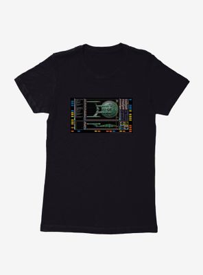 Star Trek NX-01 Ship Blueprints Womens T-Shirt