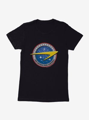 Star Trek Starfleet Command Ad Astra Womens T-Shirt