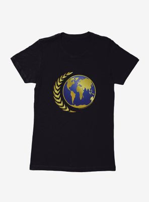 Star Trek Starfleet Command Earth Icon Womens T-Shirt