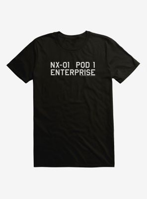 Star Trek NX-01 Pod 1 Enterprise T-Shirt
