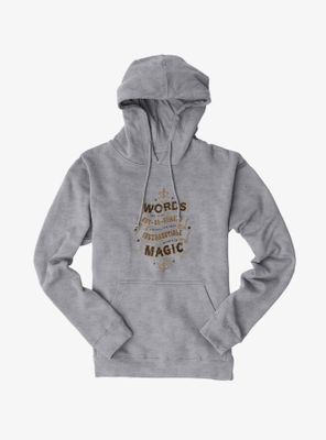 Harry Potter Words Are Magic Quote Hoodie