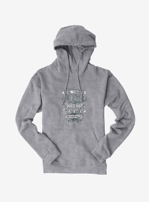 Harry Potter BW Wands Out Quote Hoodie