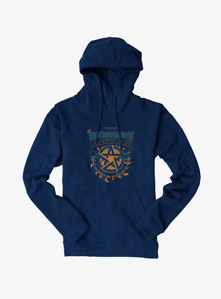 Supernatural Winchester Bros. Pentagram Hoodie