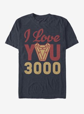 Marvel Iron Man Love You 3000 Arc Reactor T-Shirt