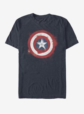 Marvel Captain America Spray Logo T-Shirt