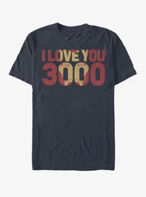 Marvel Iron Man Love You 3000 T-Shirt