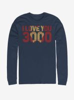 Marvel Iron Man Love You 3000 Long-Sleeve T-Shirt
