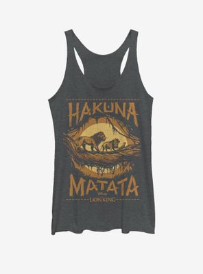 Disney The Lion King 2019 Savannah Poster Womens Tank Top