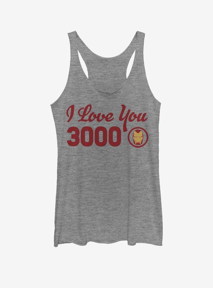 Marvel Iron Man Love You Icon Womens Tank Top