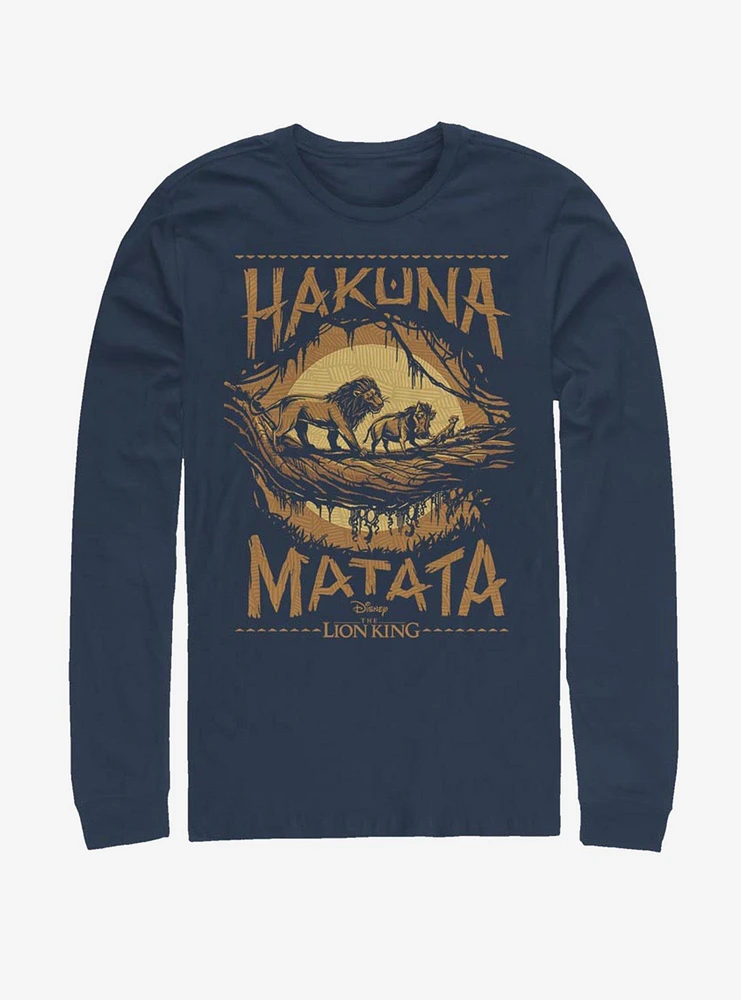 Disney The Lion King 2019 Savannah Poster Long-Sleeve T-Shirt