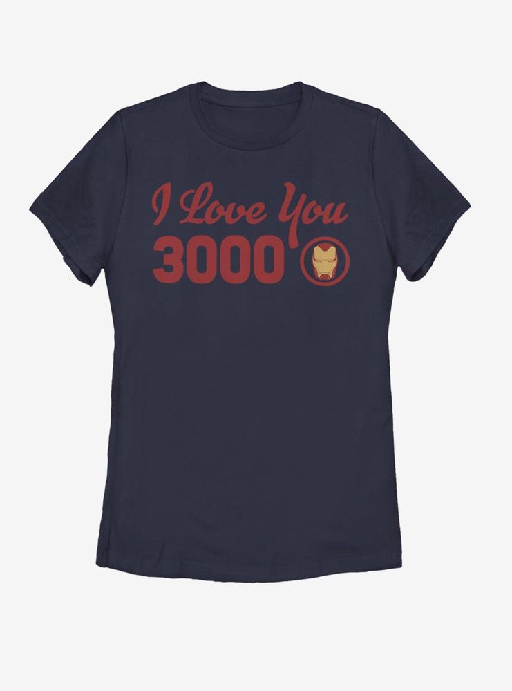 Marvel Iron Man Love You Icon Womens T-Shirt