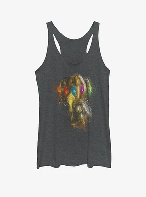 Marvel Spider-Man Painting Glove Womens Tank Top