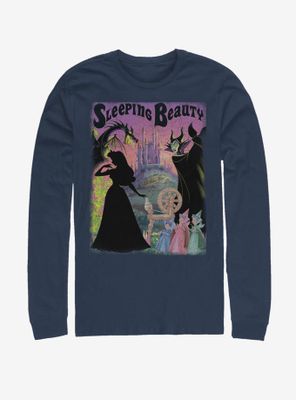 Disney Sleeping Beauty Poster Long-Sleeve T-Shirt