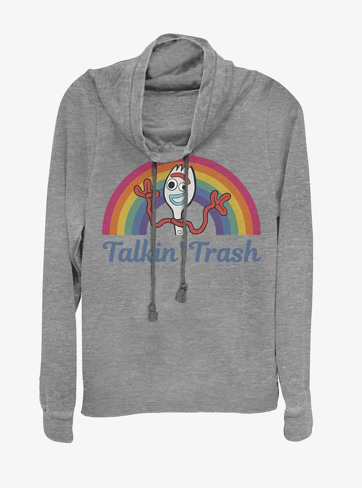 Disney Pixar Toy Story 4 Talkin' Trash Cowlneck Long-Sleeve Womens Top