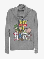 Disney Pixar Toy Story 4 Crew Cowlneck Long-Sleeve Womens Top