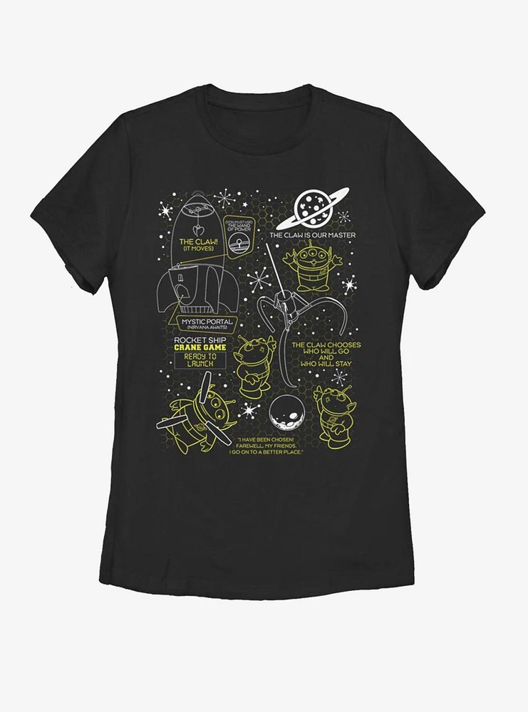 Disney Pixar Toy Story Claw Master Womens T-Shirt