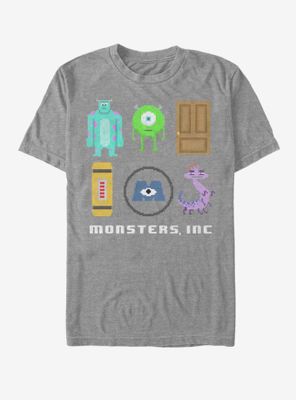 Disney Pixar Monsters, Inc. Pixel Squad T-Shirt