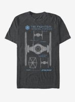Star Wars Black Schematic T-Shirt