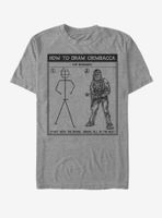 Star Wars Draw Chewie T-Shirt