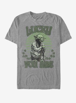 Star Wars Lucky Is Yoda T-Shirt