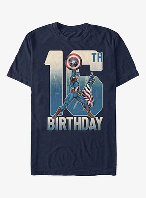 Marvel Captain America 16th Birthday T-Shirt