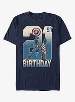 Marvel Captain America 21st Birthday T-Shirt