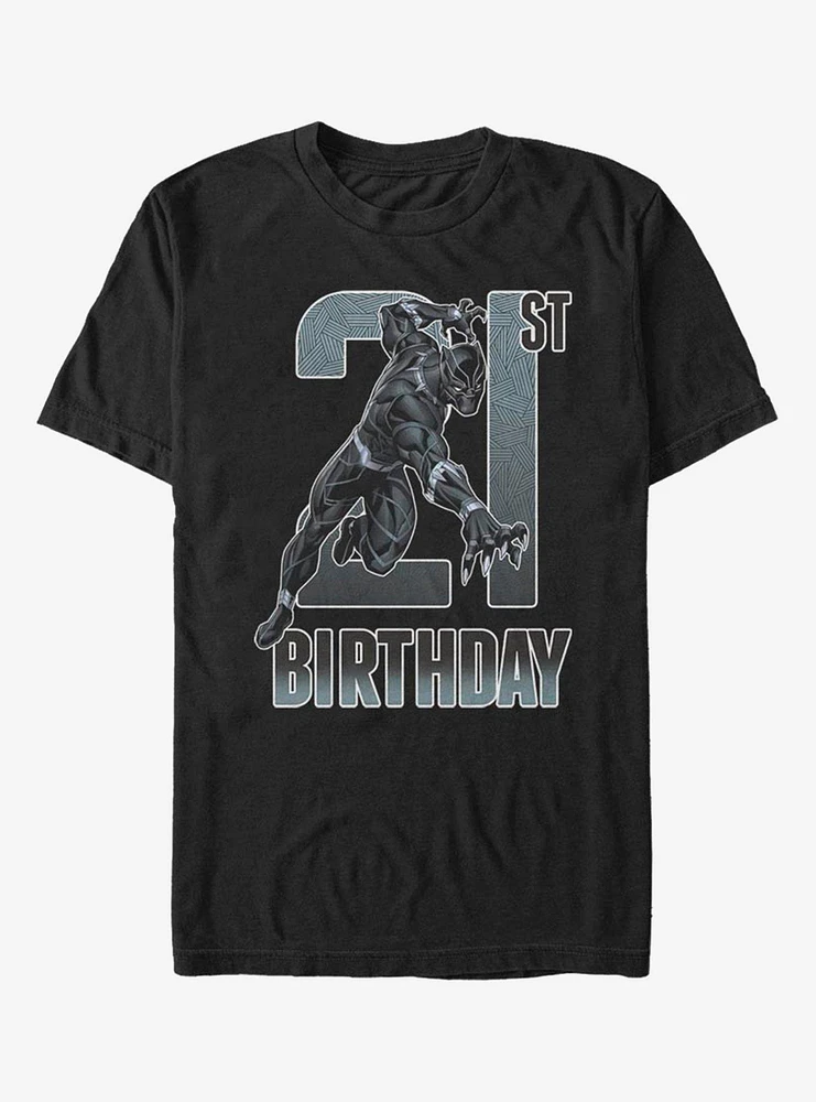 Marvel Black Panther 21st Birthday T-Shirt